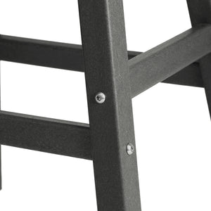Stockholm All-Weather Outdoor Saddle Bar Stool (29" Height)
