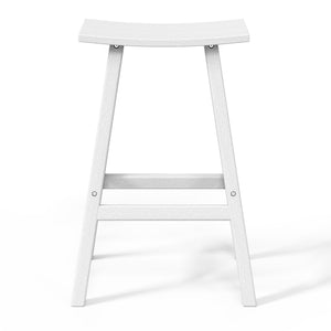 Stockholm All-Weather Outdoor Saddle Bar Stool (29" Height)