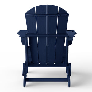 Chatham All-Weather Outdoor Folding Adirondack Chair with Cup Holder