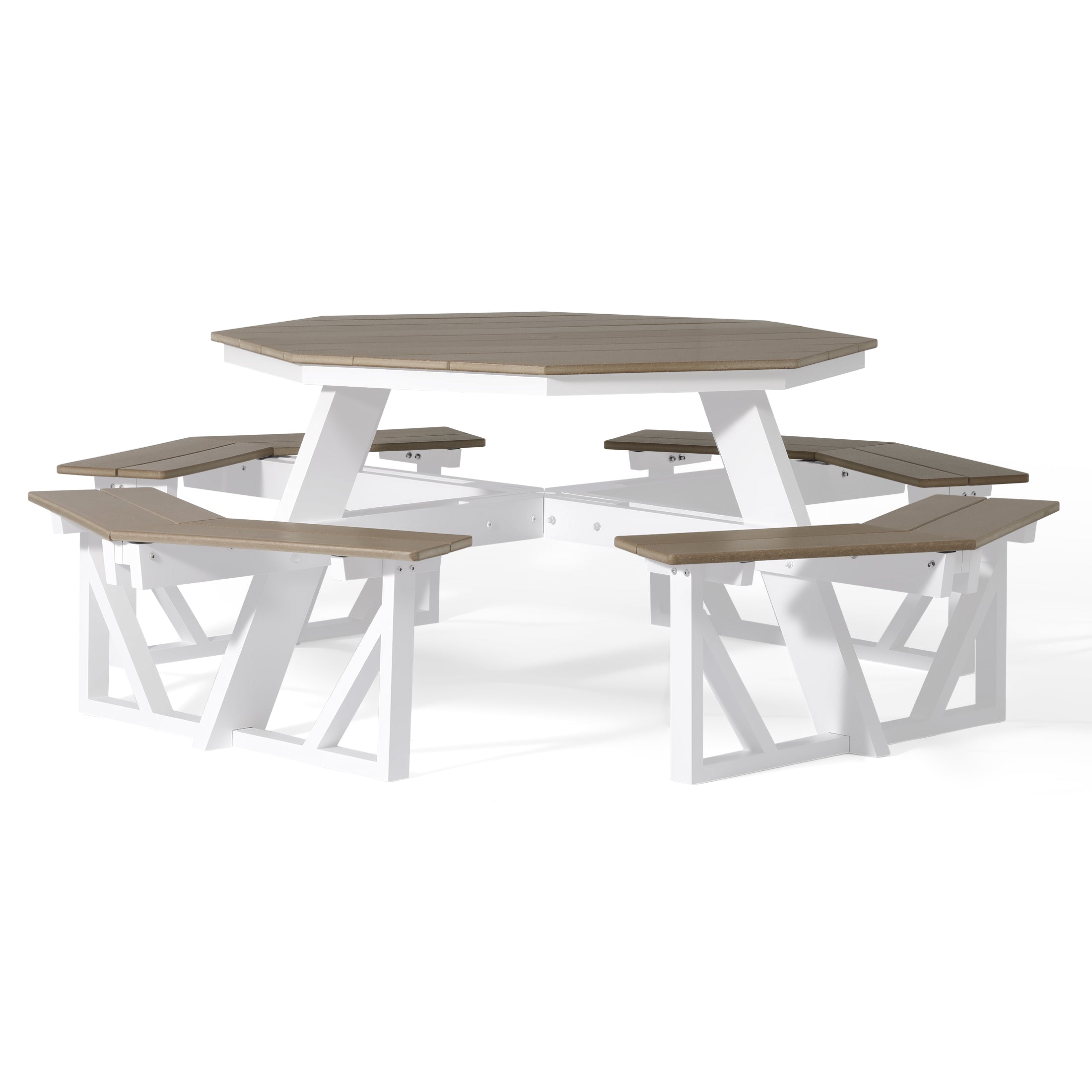 Vista 48" Octagon Picnic Table