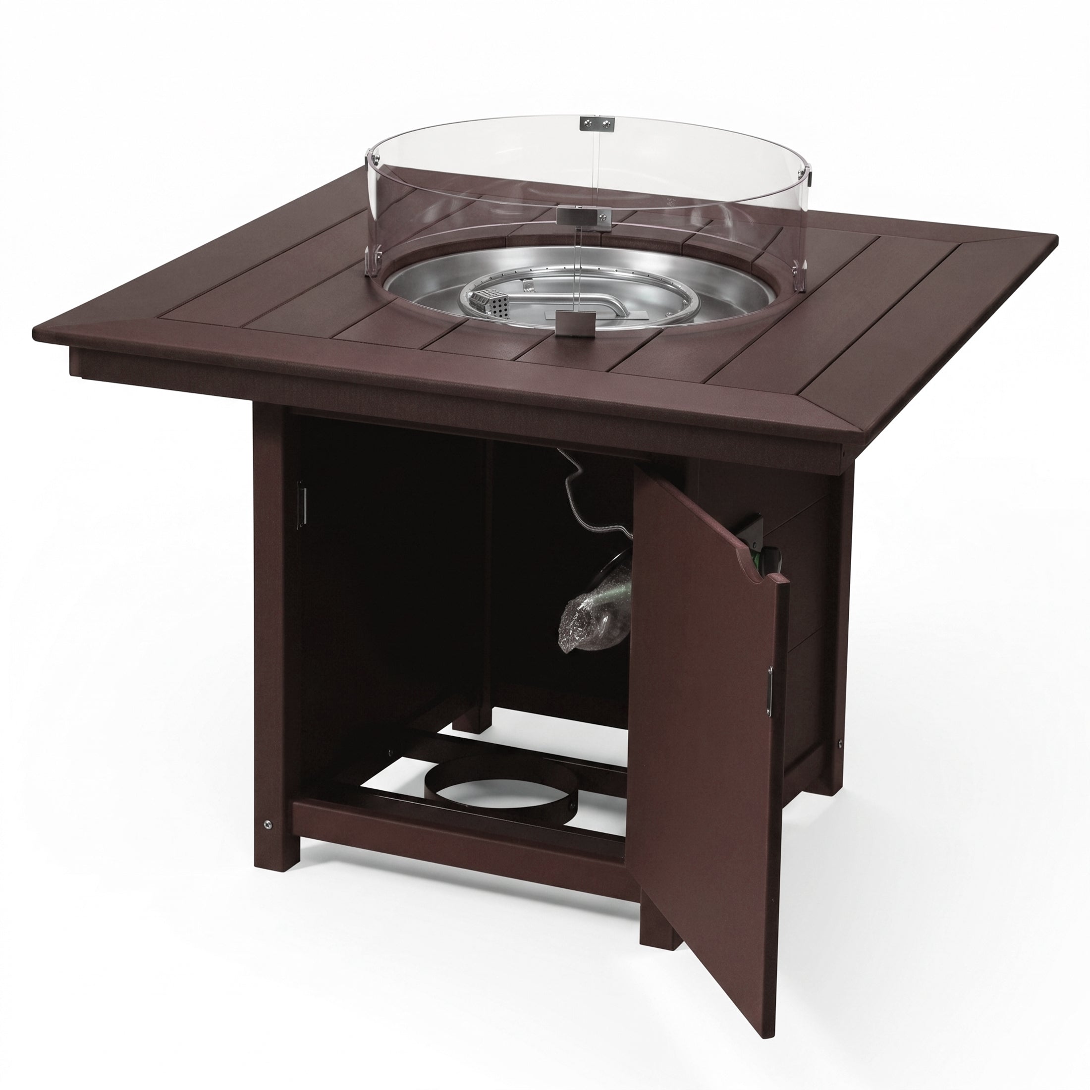 Sedona Square 42" Dining Fire Pit Table
