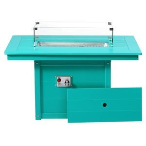 Sedona Rectangular 34" X 46" Fire Pit Table