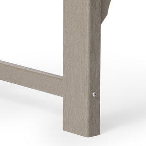 Concord All-Weather Outdoor Garden Backless Bench (46" Wide)
