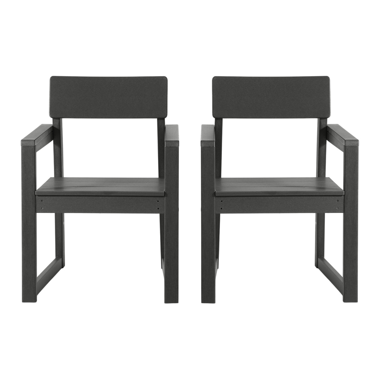 Palmetto Outdoor Dining Arm Chair (Set of 2)