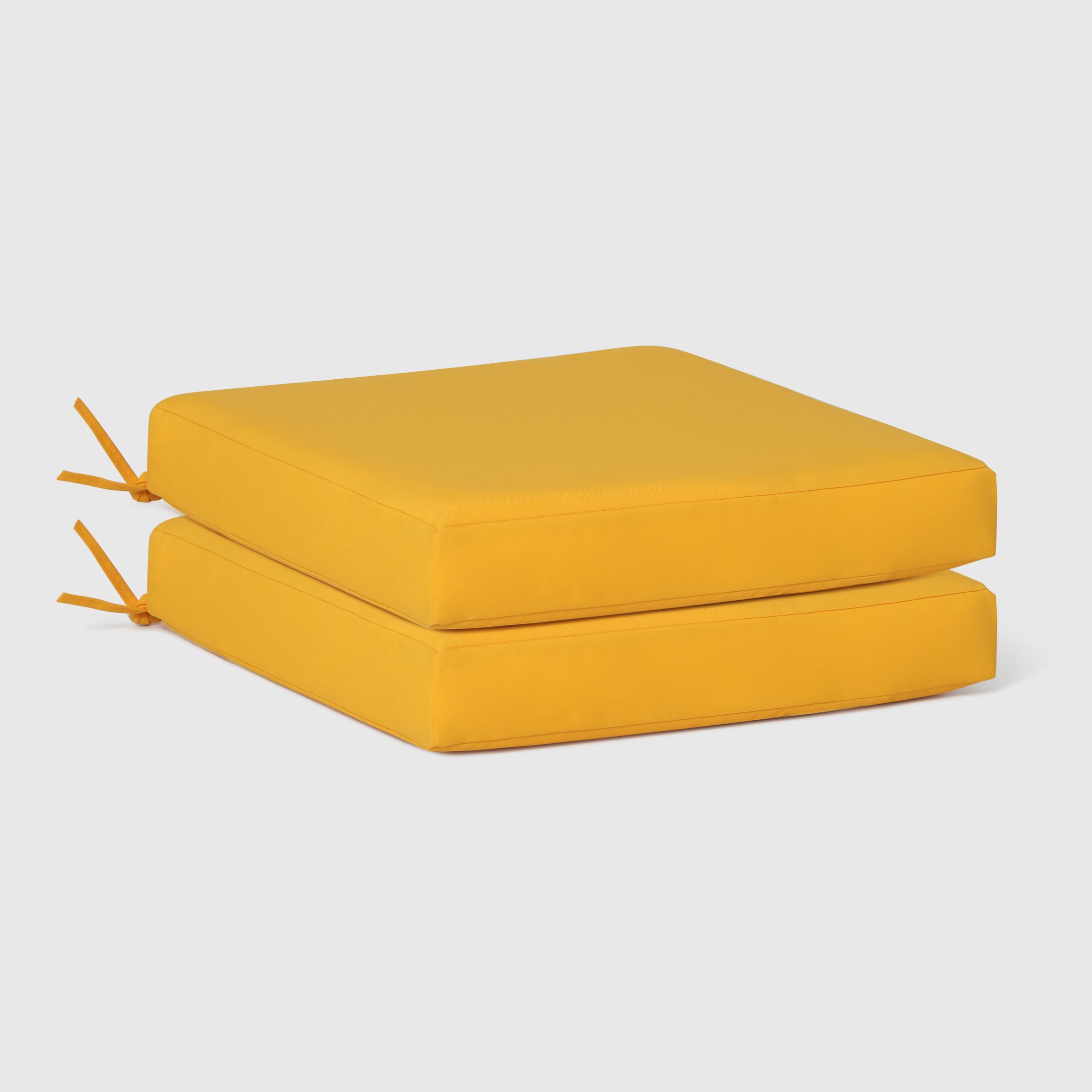 Outdoor Patio Furniture Seat Chair Square Cushions Set of 2, 20" x 19"