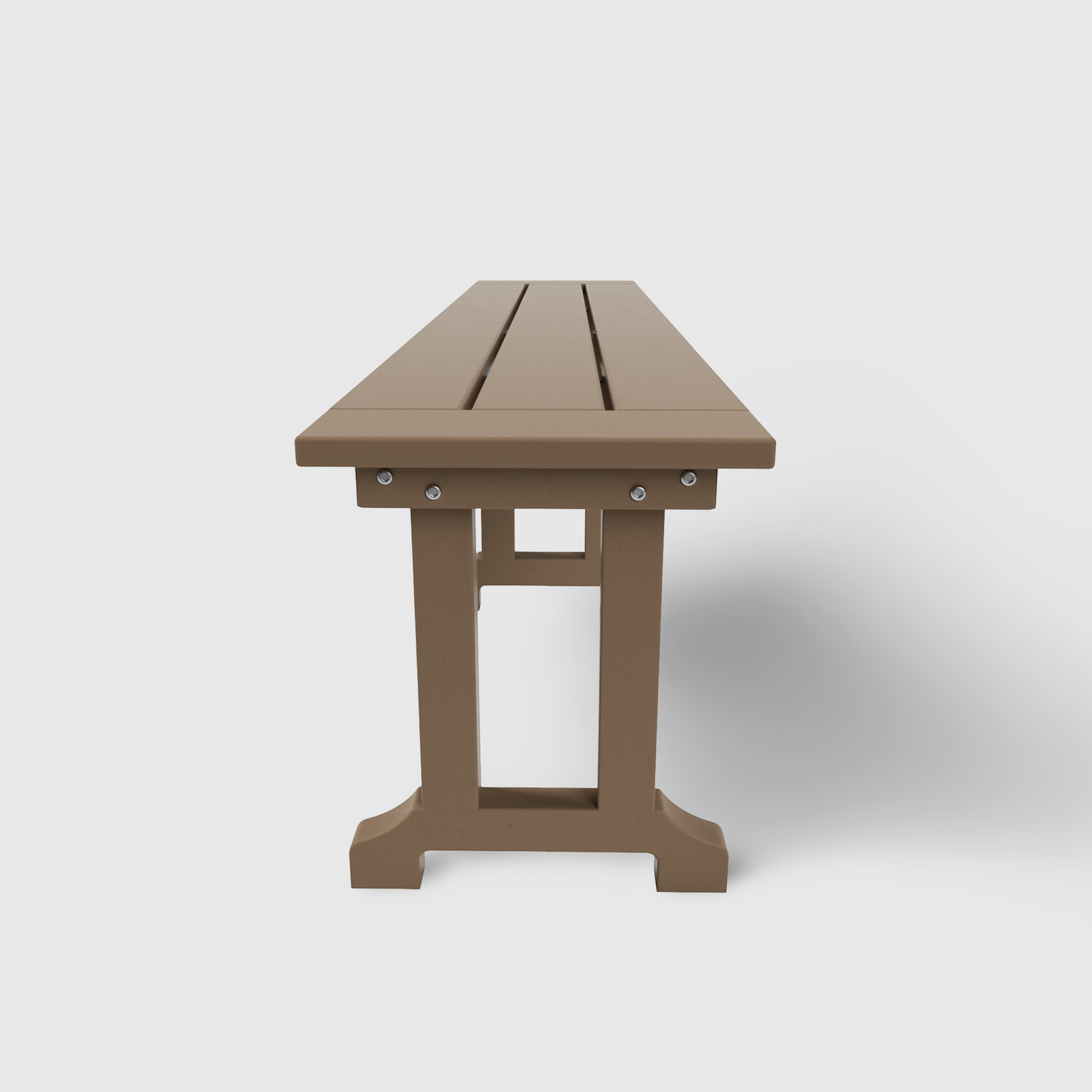 POLYTRENDS™ Tuscany All-Weather Outdoor 65" Trestle Dining Bench