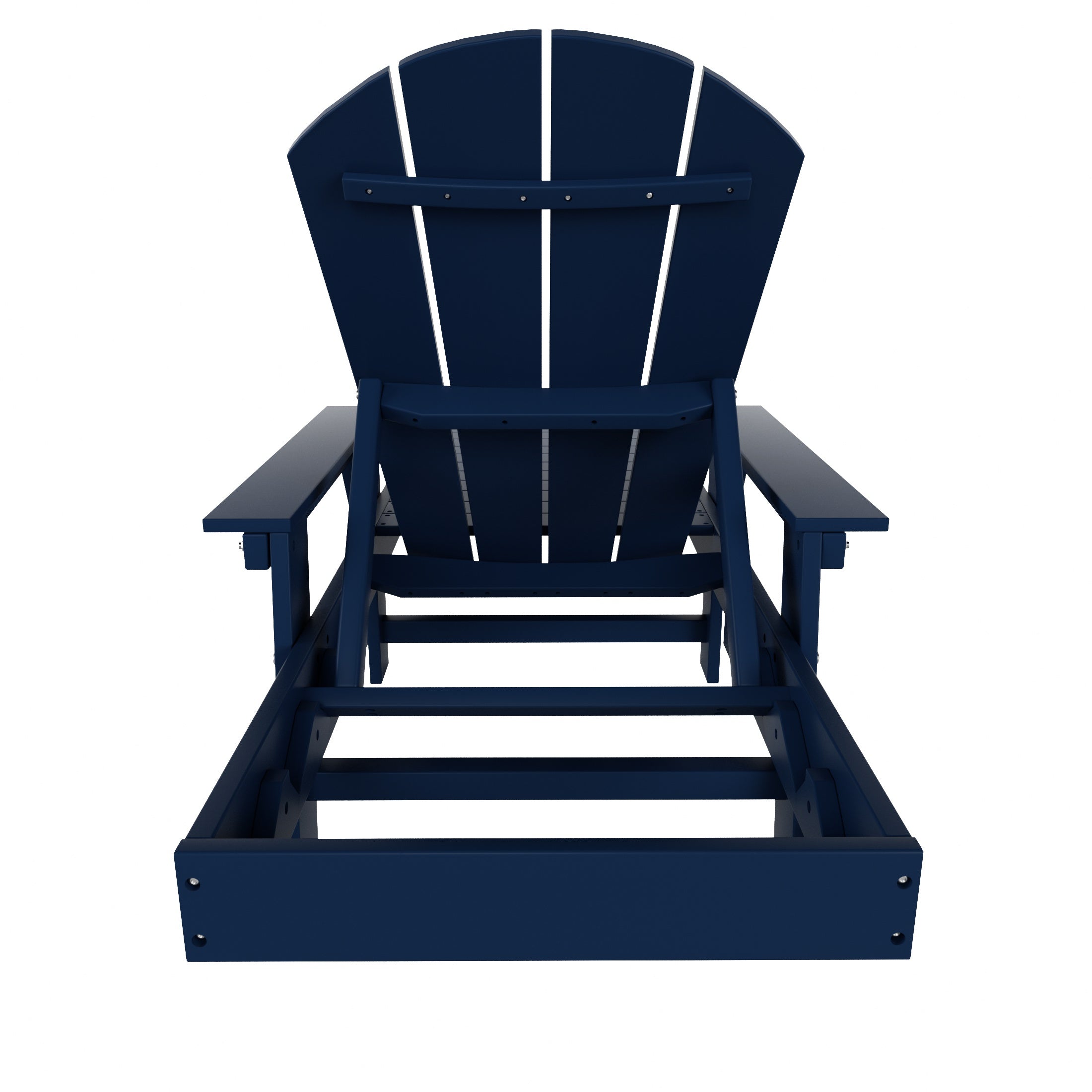 Chatham All-Weather Outdoor Adirondack Reclining Sun Lounger With Arms Rests & Wheels
