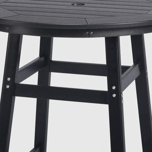 Stockholm All-Weather Outdoor 35" Round Bar Table (42" Height)