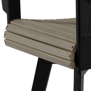 Heritage Ridge Adirondack Swivel Bar Chair With Cup Holder