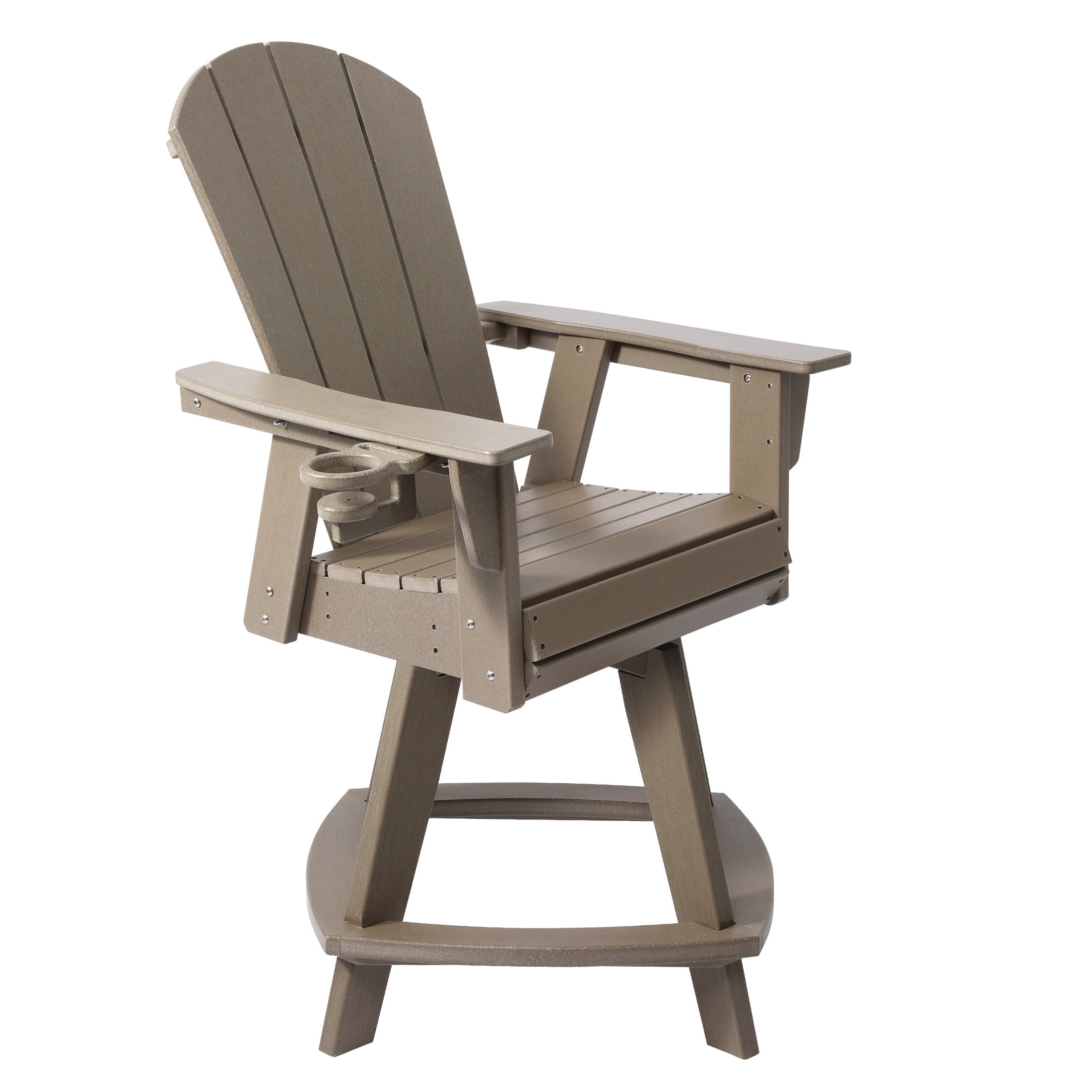 Chatham Adirondack Swivel Counter Chair with Cup Holder
