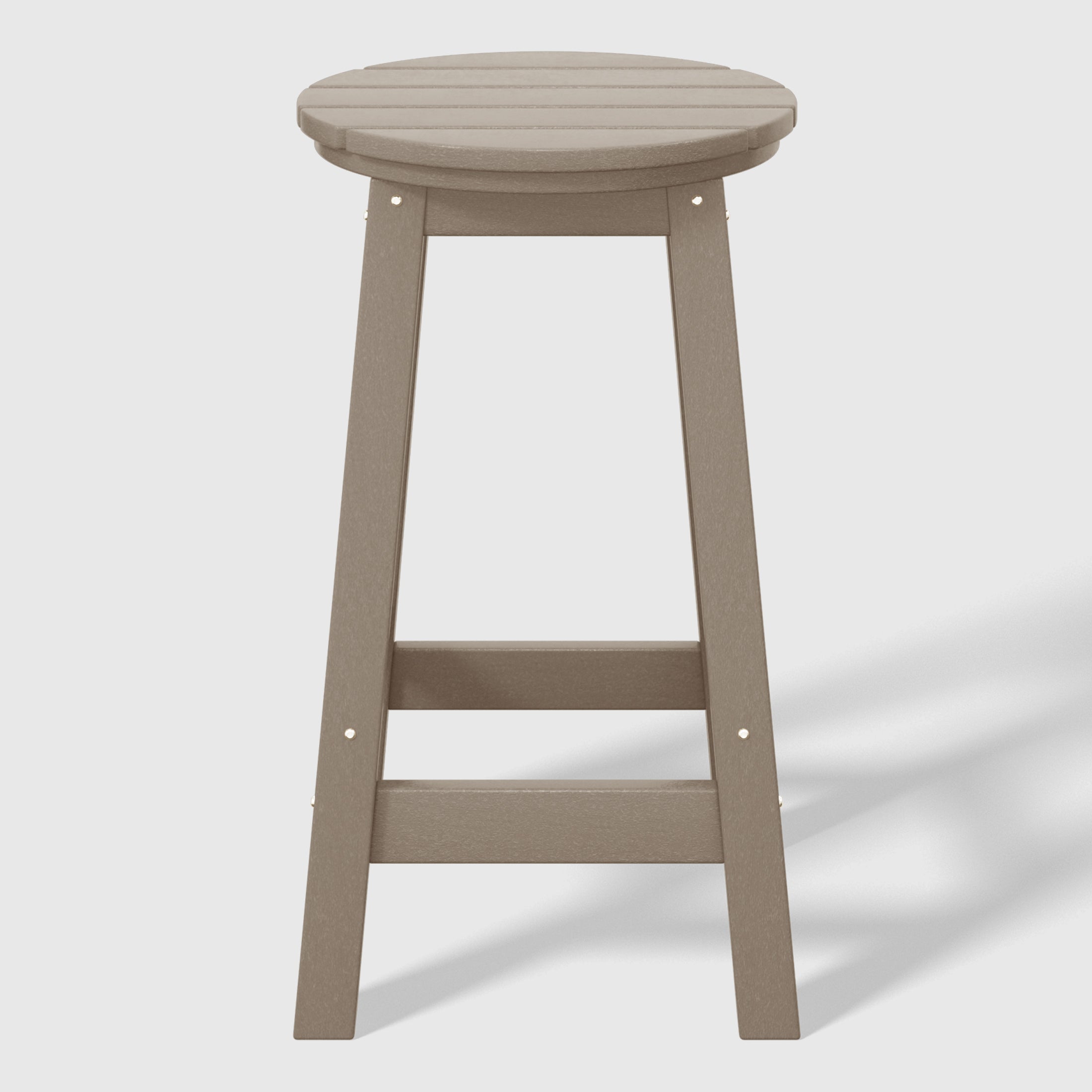 Stockholm All-Weather Outdoor Round Counter Stool (24" Height)