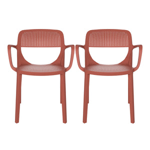 Polyform Stacking Dining Arm Chair (Set of 2)