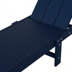 Malibu Modern All-Weather Outdoor Reclining Sun Lounger With Wheels