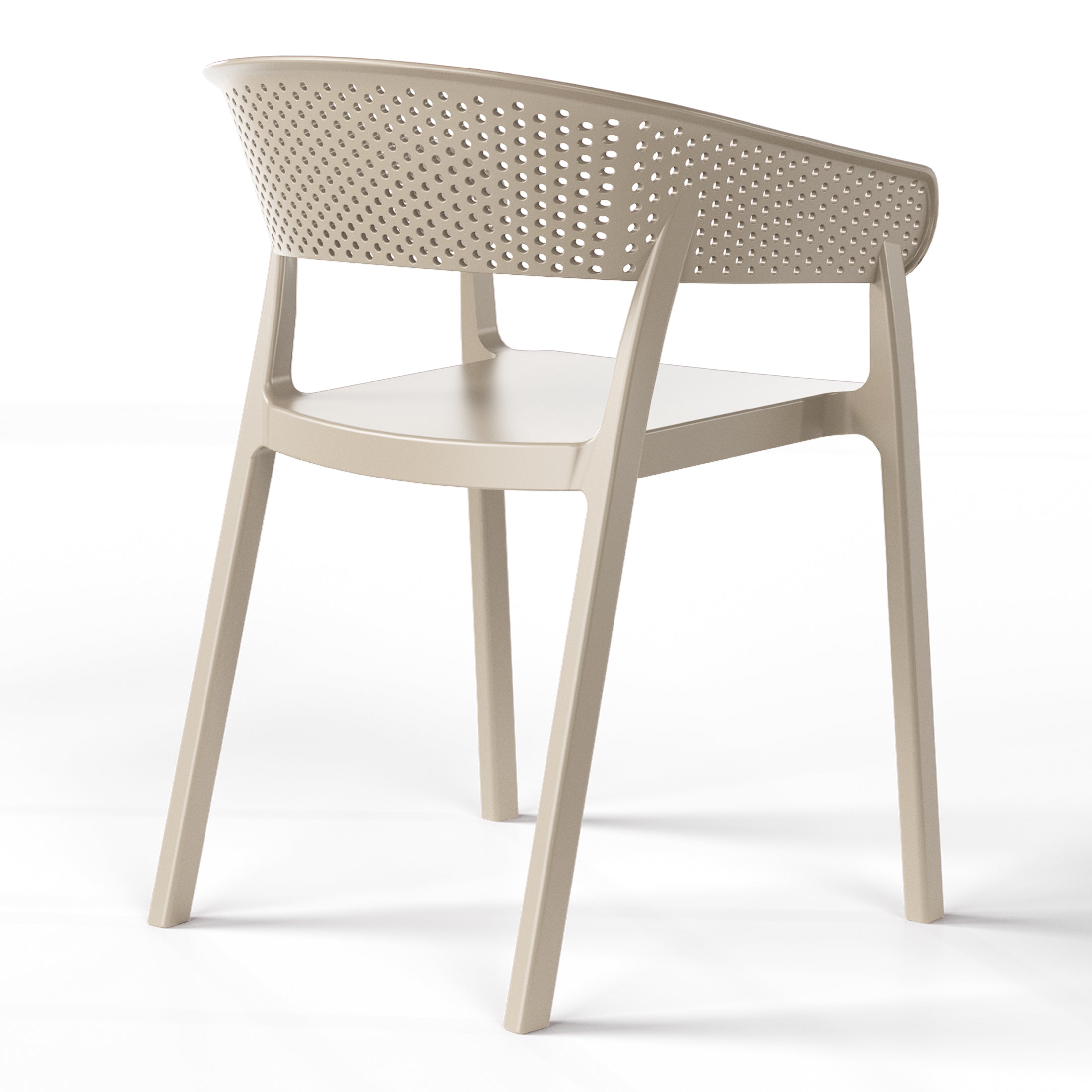 Polyform Stacking Dining Arm Chair (Set of 2)