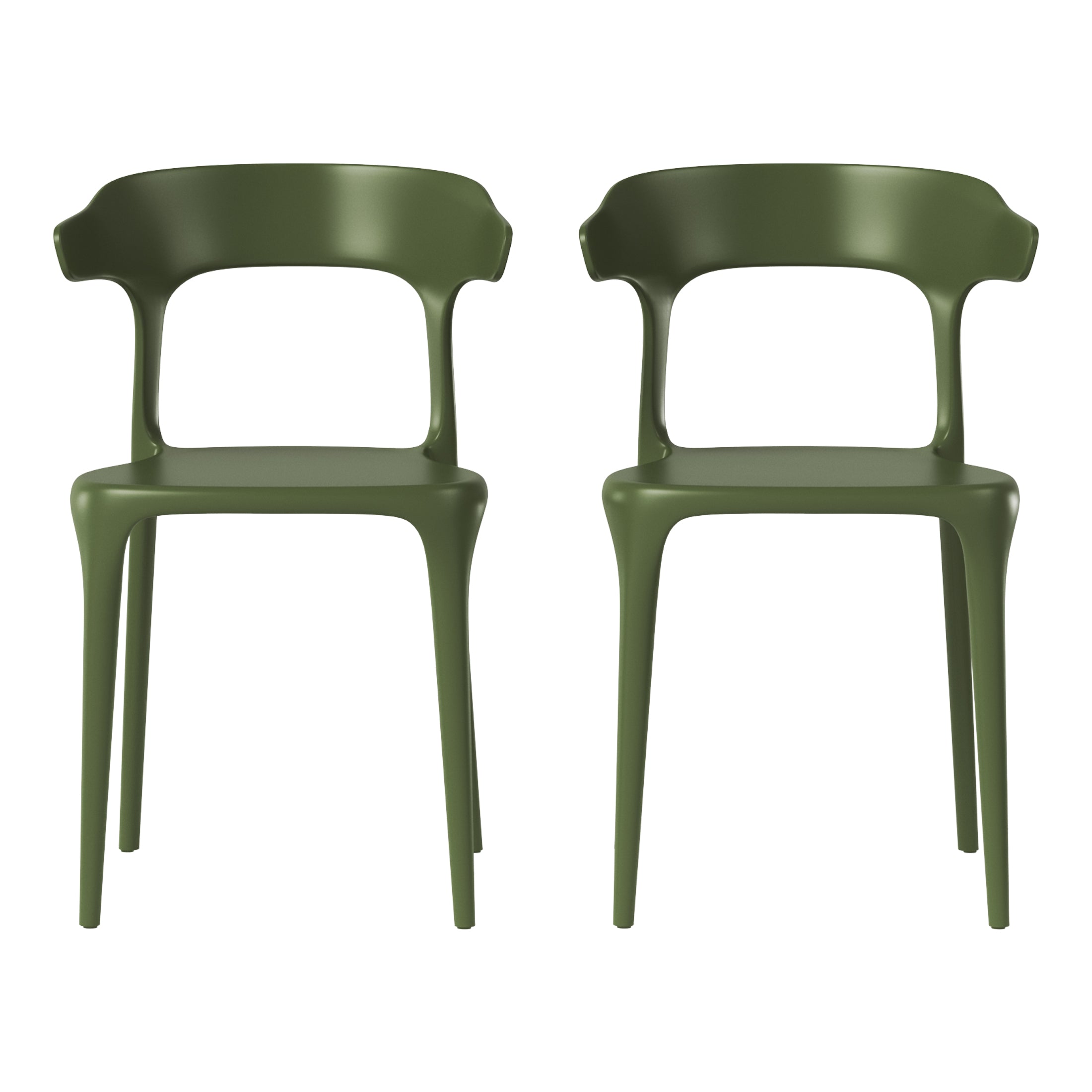 Polyform Stacking Dining Side Chair (Set of 2)