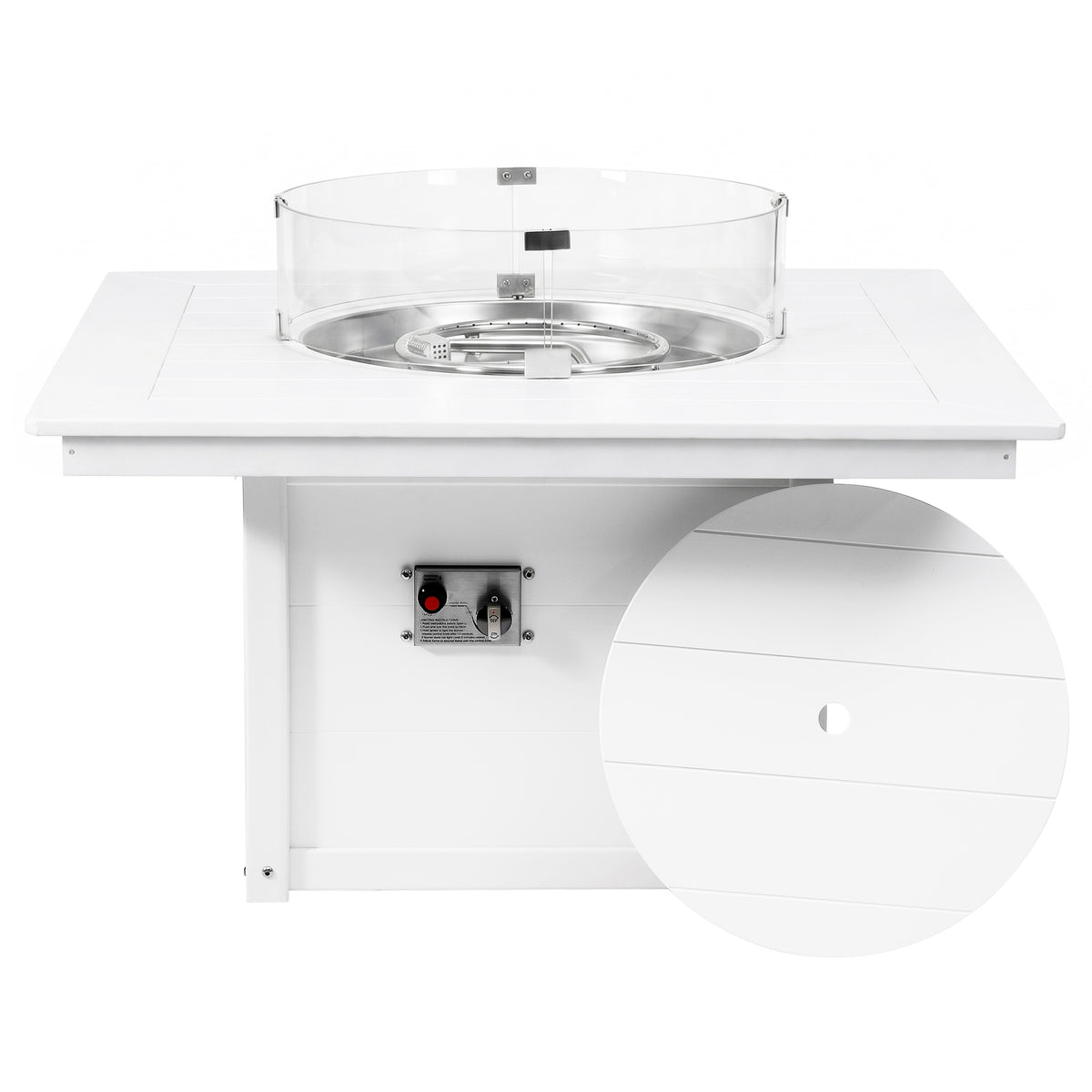 Sedona Square 42" Fire Pit Table