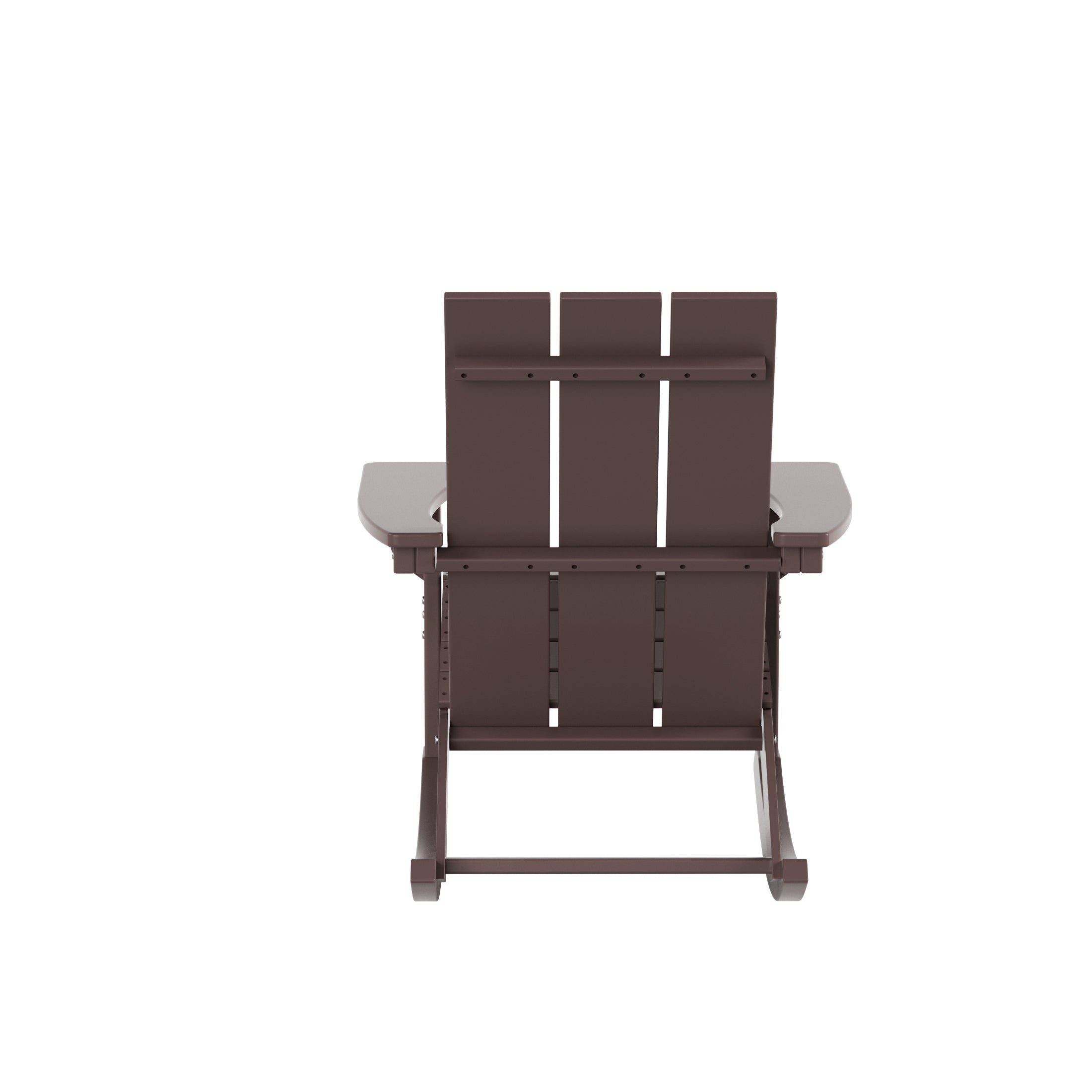 Malibu Modern All-Weather Outdoor Rocking Adirondack Chair