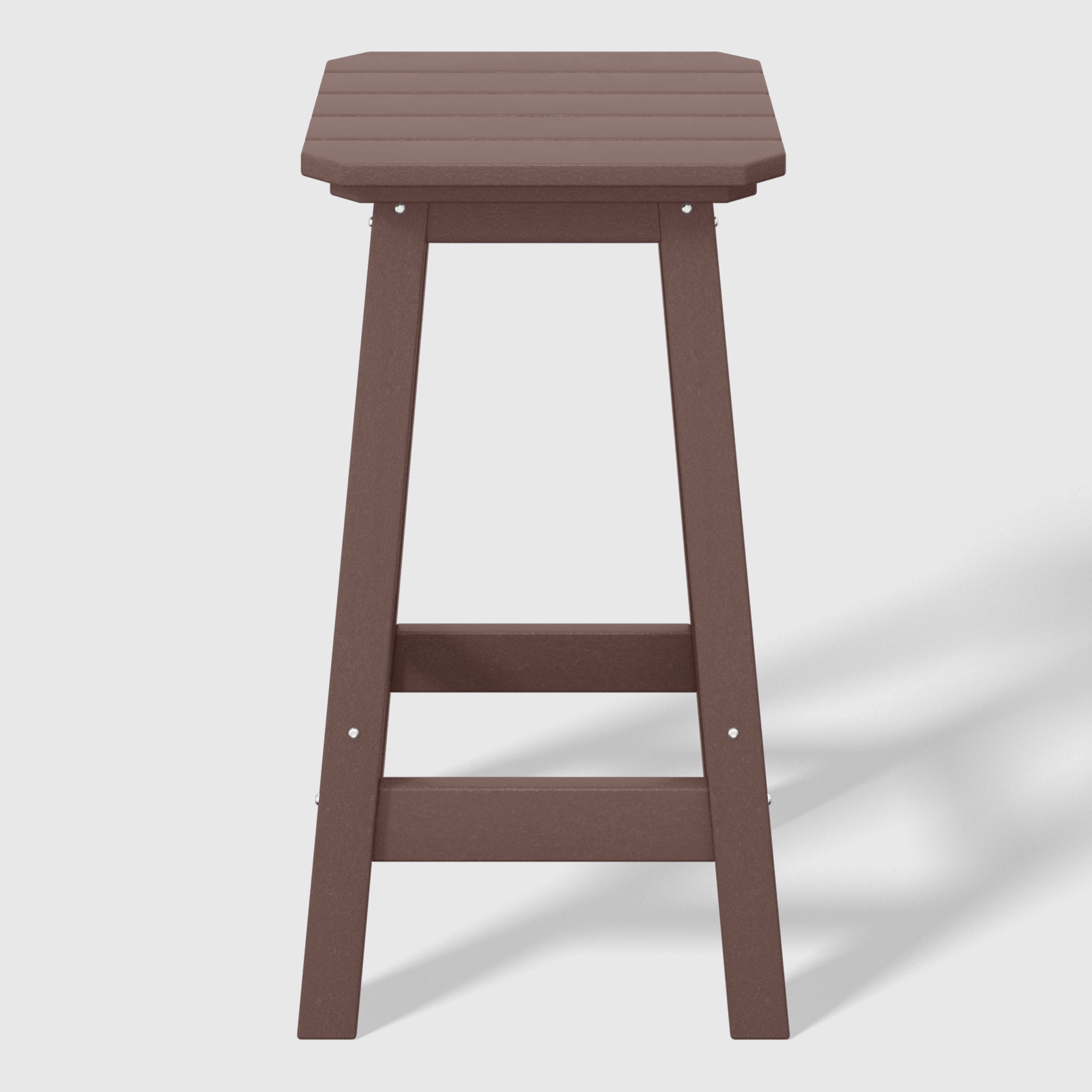 Stockholm All-Weather Outdoor Square Counter Stool (24" Seat Height)