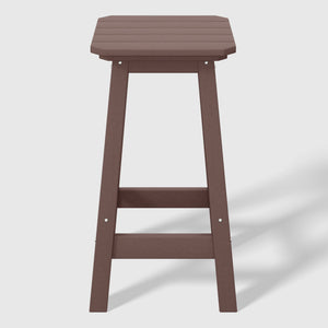 Stockholm All-Weather Outdoor Square Counter Stool (24" Seat Height)