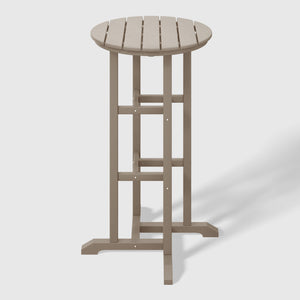 Stockholm All-Weather Outdoor Round Bar Bistro Table (42" Height)