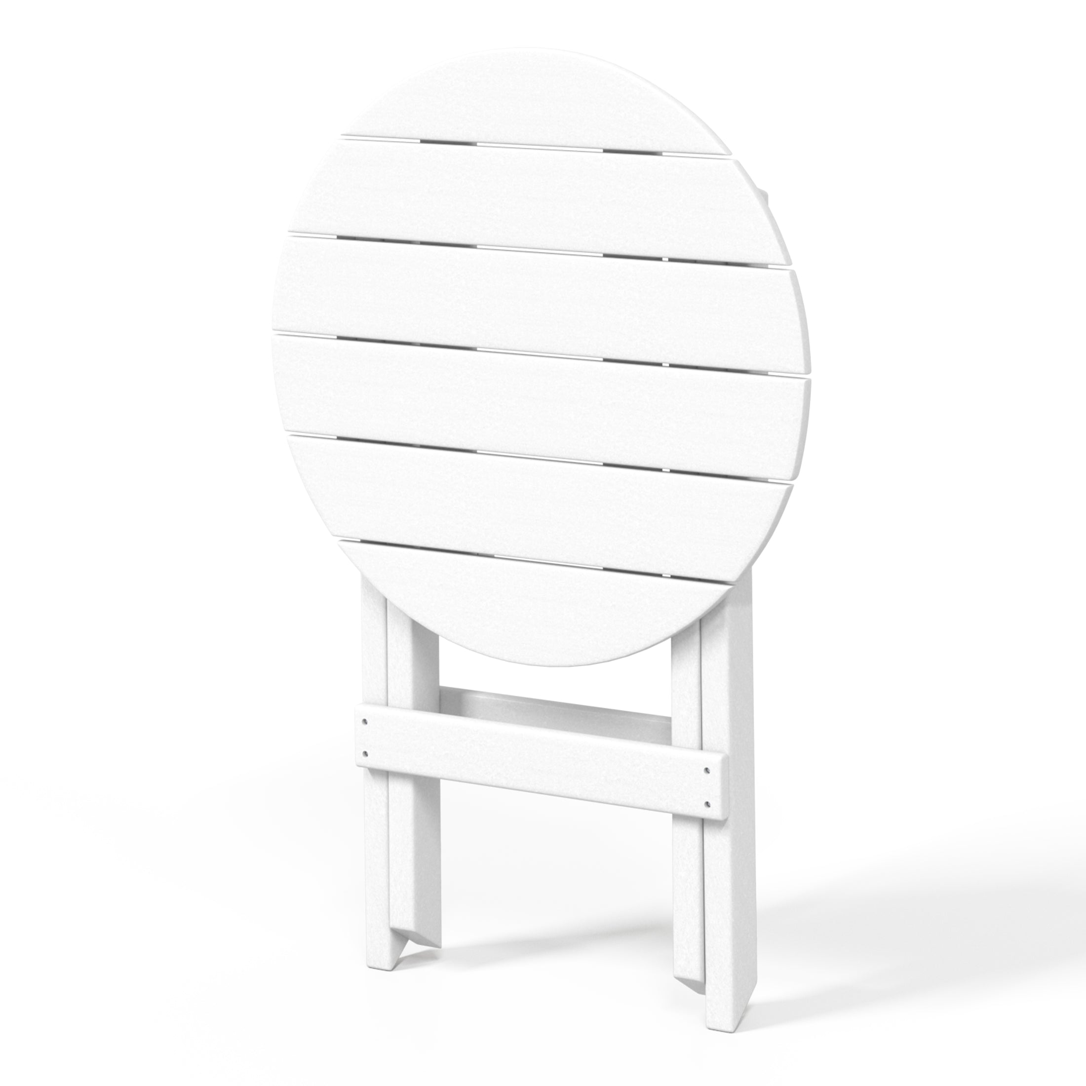 Tuscany All-Weather Outdoor Patio Round Folding Dining Table (24" Top)