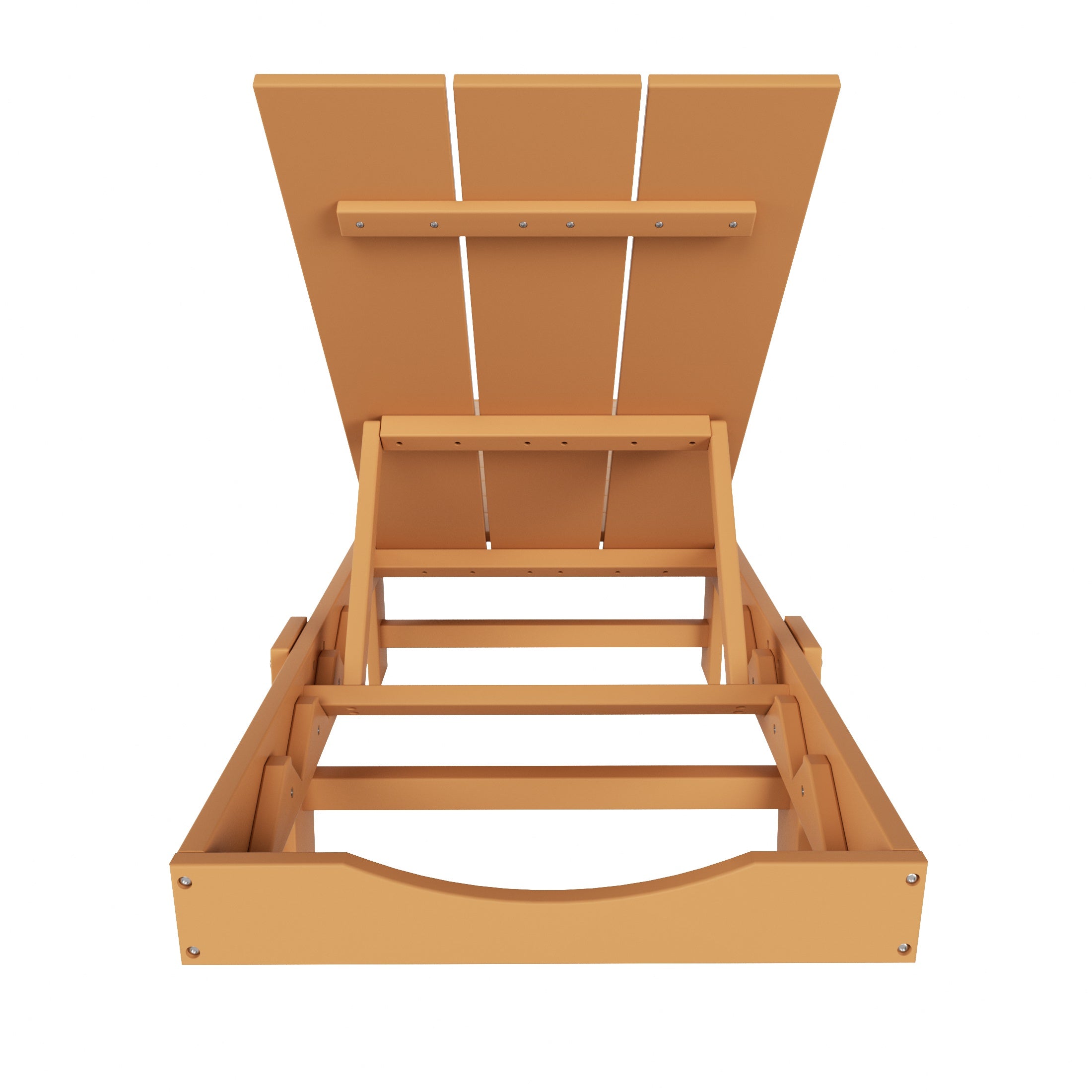 Malibu Modern All-Weather Outdoor Reclining Sun Lounger With Wheels