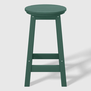 Stockholm All-Weather Outdoor Round Counter Stool (24" Height)