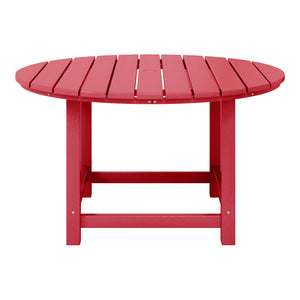 Tiny Terraces Kids' All-Weather Outdoor Round Dining Table (38" Wide)