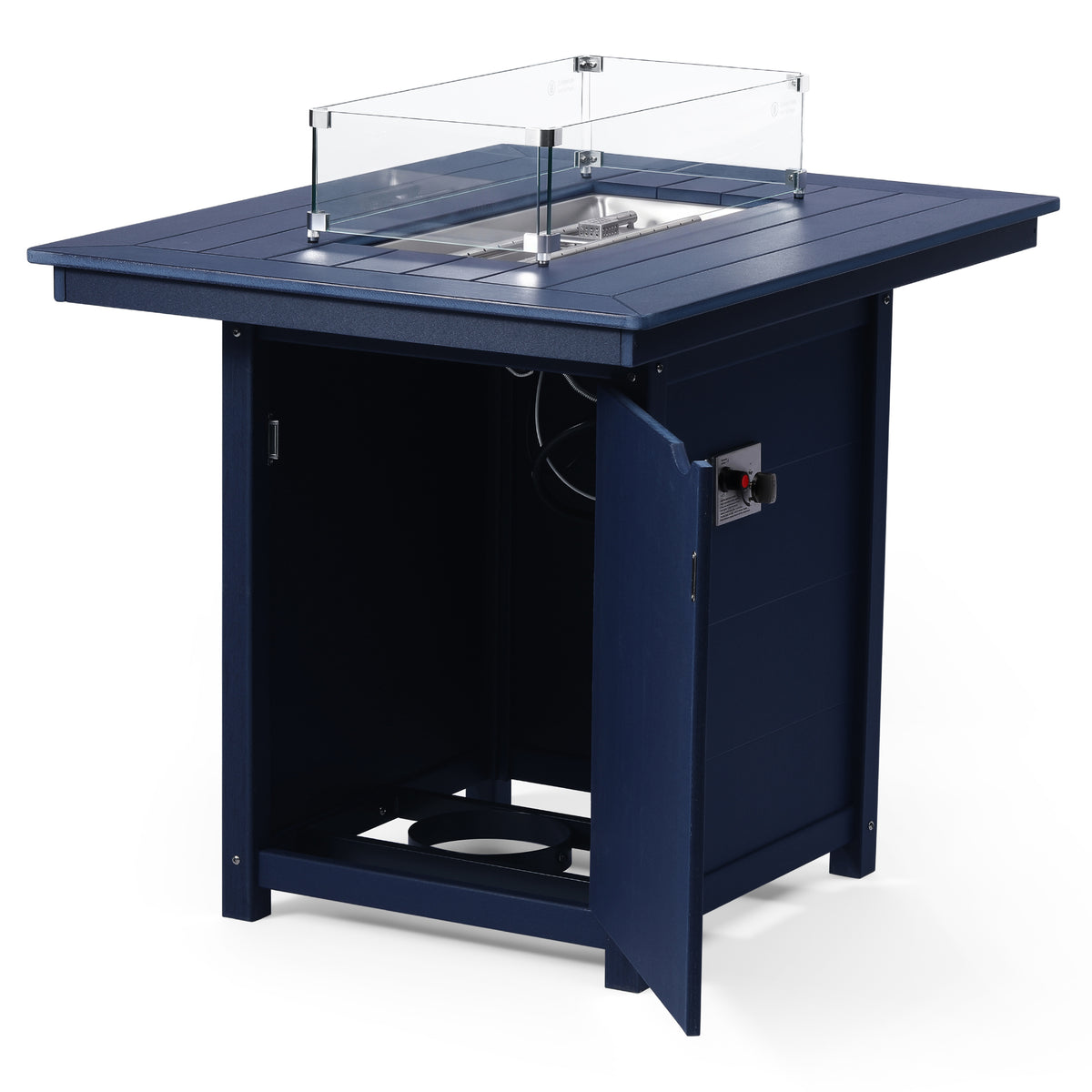 Sedona Rectangular 34" X 46" Counter Fire Pit Table
