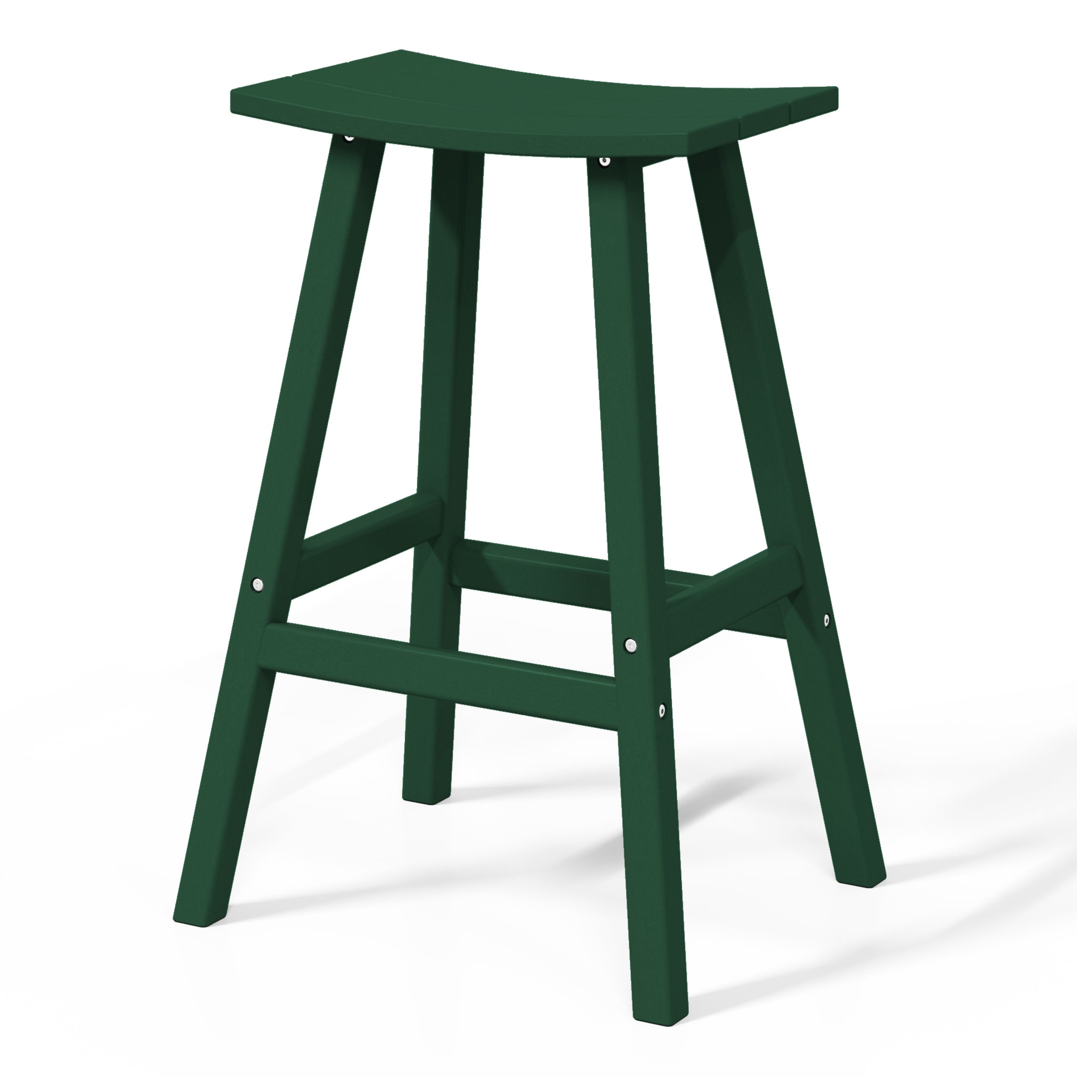 Stockholm All-Weather Outdoor Saddle Bar Stool (29" Height)