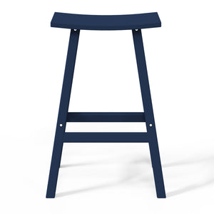Stockholm All-Weather Outdoor Saddle Bar Stool (29" Height)