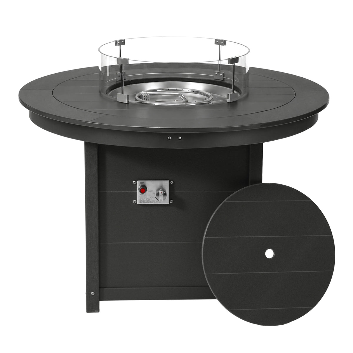 Sedona Round 47" Dining Fire Pit Table