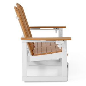 Adirondack 52“ Glider With Cup Holder