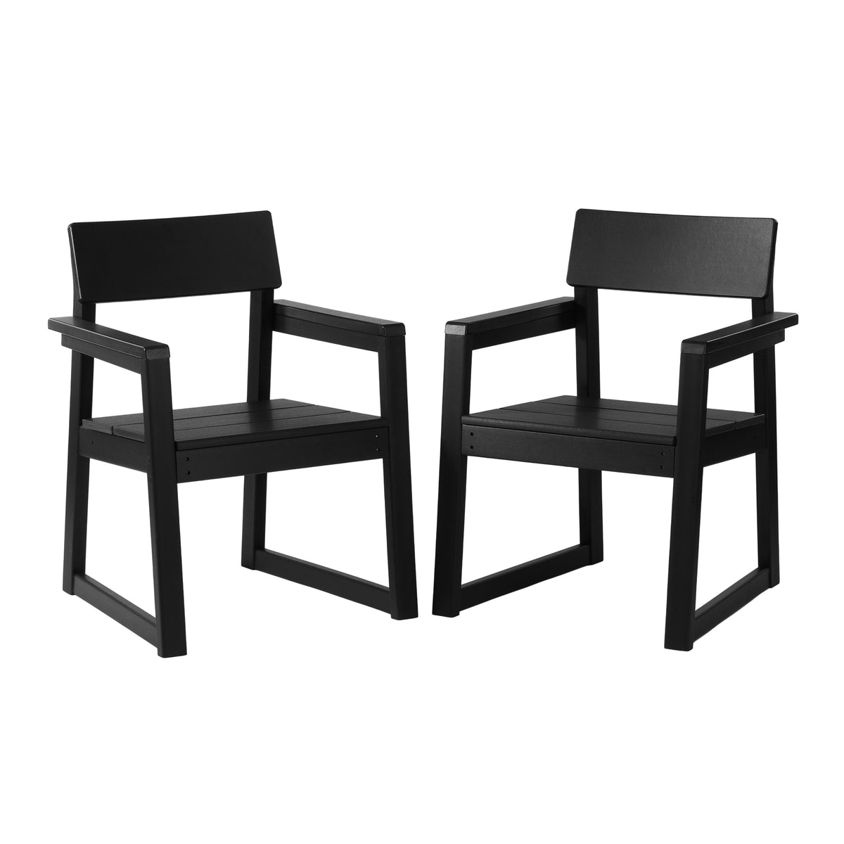 Palmetto Outdoor Dining Arm Chair (Set of 2)