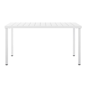 Polyform 59" x 35.4" Steel Rectangular Dining Table