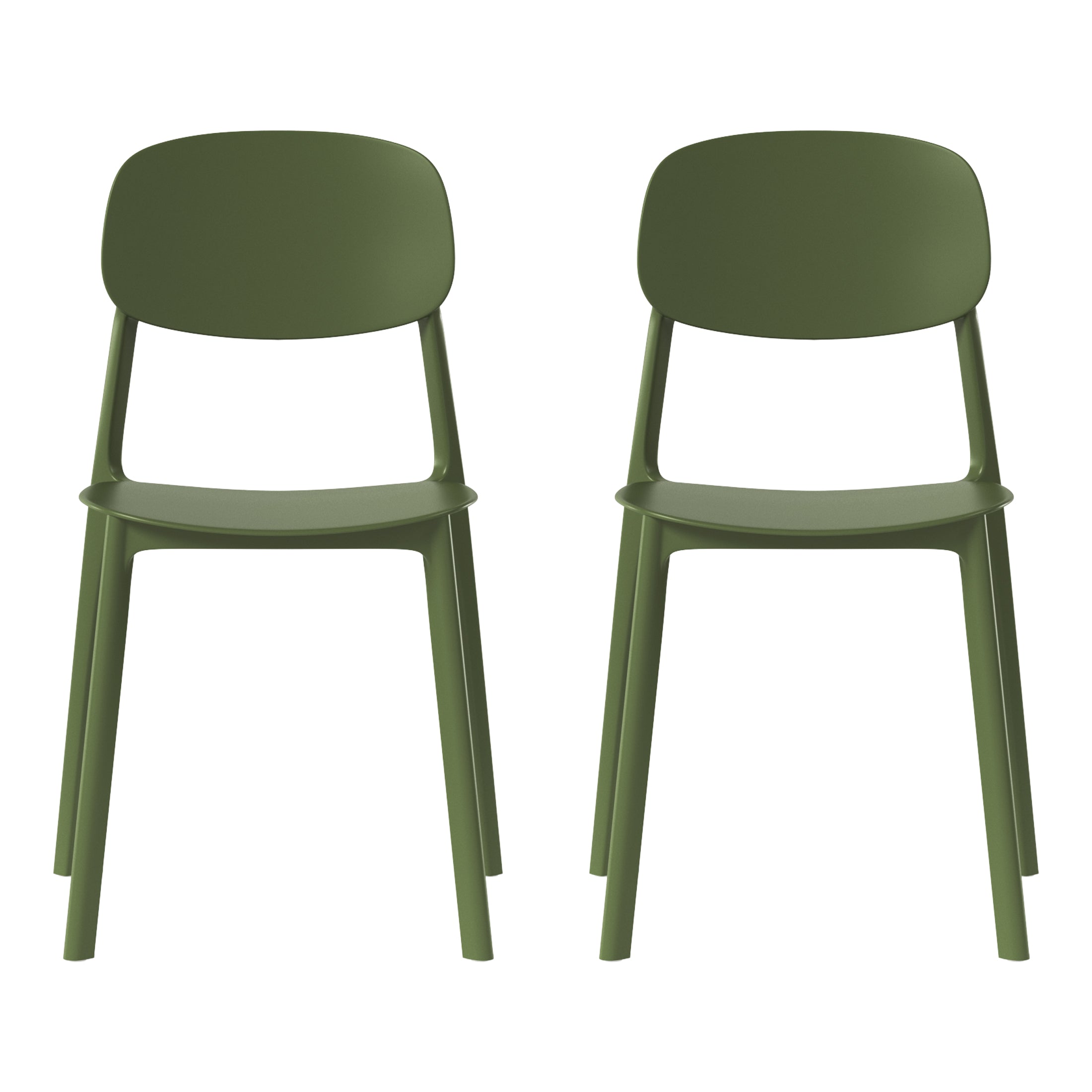 Polyform Stacking Dining Side Chair (Set of 2)