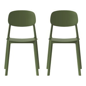Polyform Stacking Dining Side Chair (Set of 2)