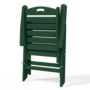 Aarhus All-Weather Outdoor Patio Folding Tall Back Dining Chair (38" High)