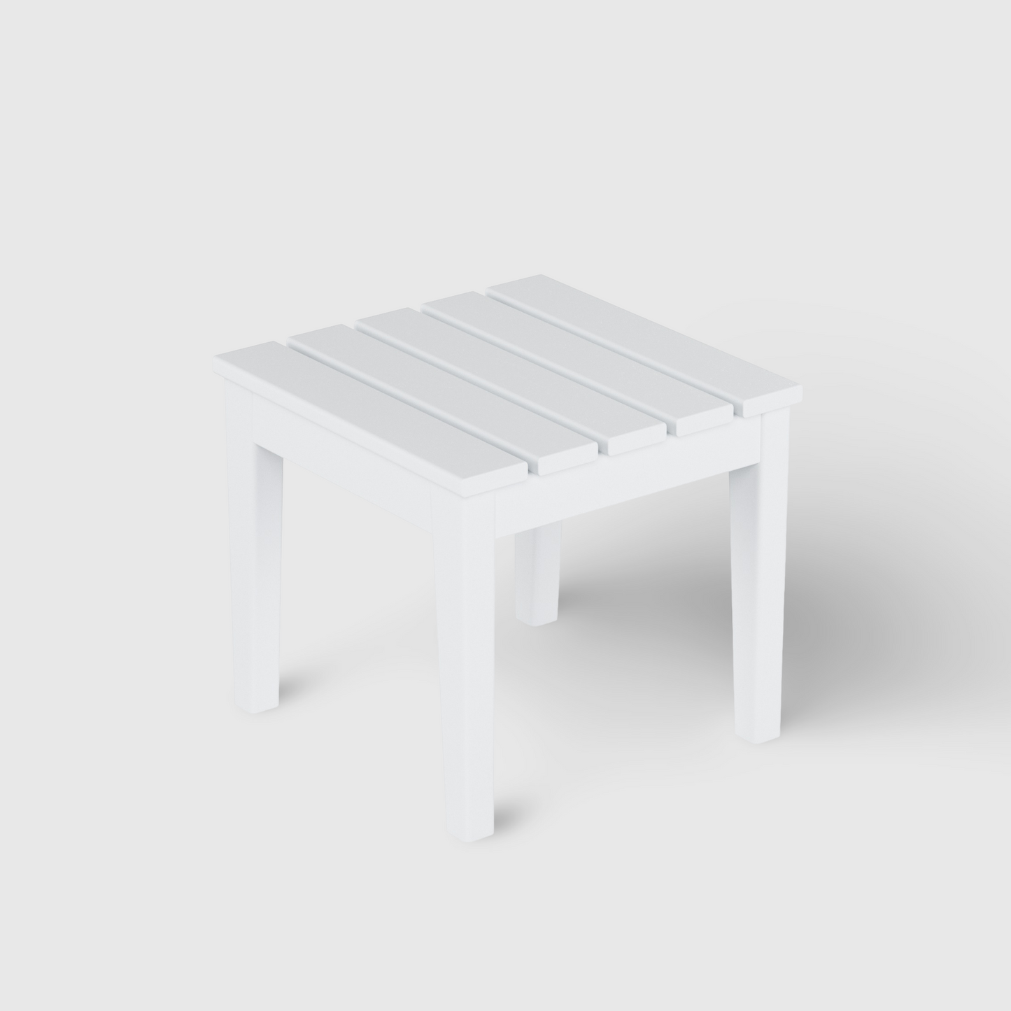 POLYTRENDS™ Tuscany All-Weather Outdoor Square Side Table (17" Height)