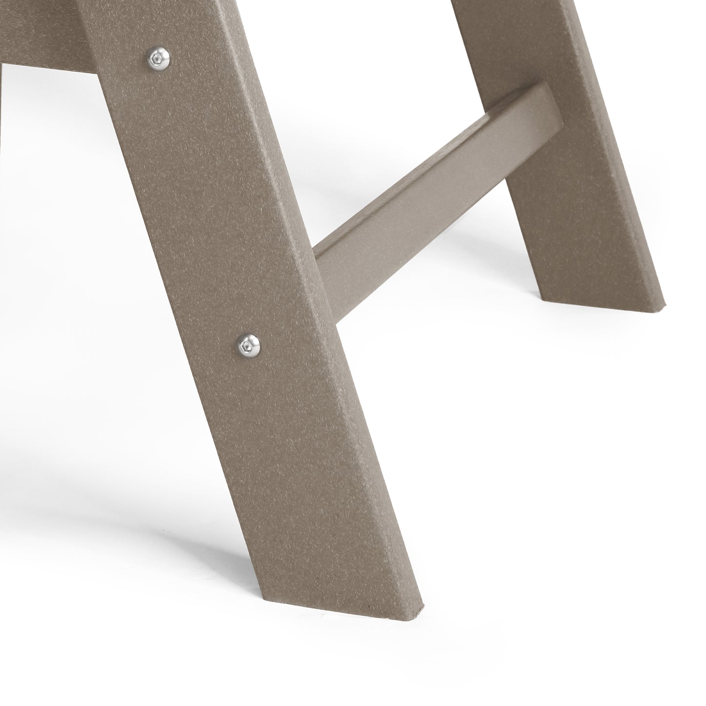 Malibu Modern All-Weather Outdoor Contoured Adirondack Dining Chair