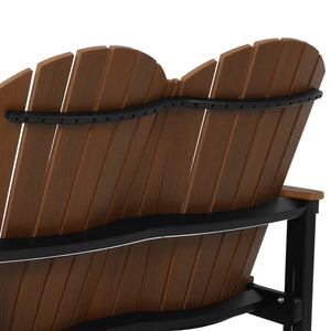 Adirondack 52“ Glider With Cup Holder