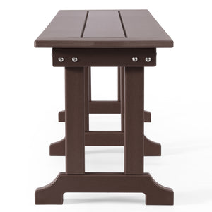 Tuscany All-Weather Outdoor 65" Trestle Dining Bench