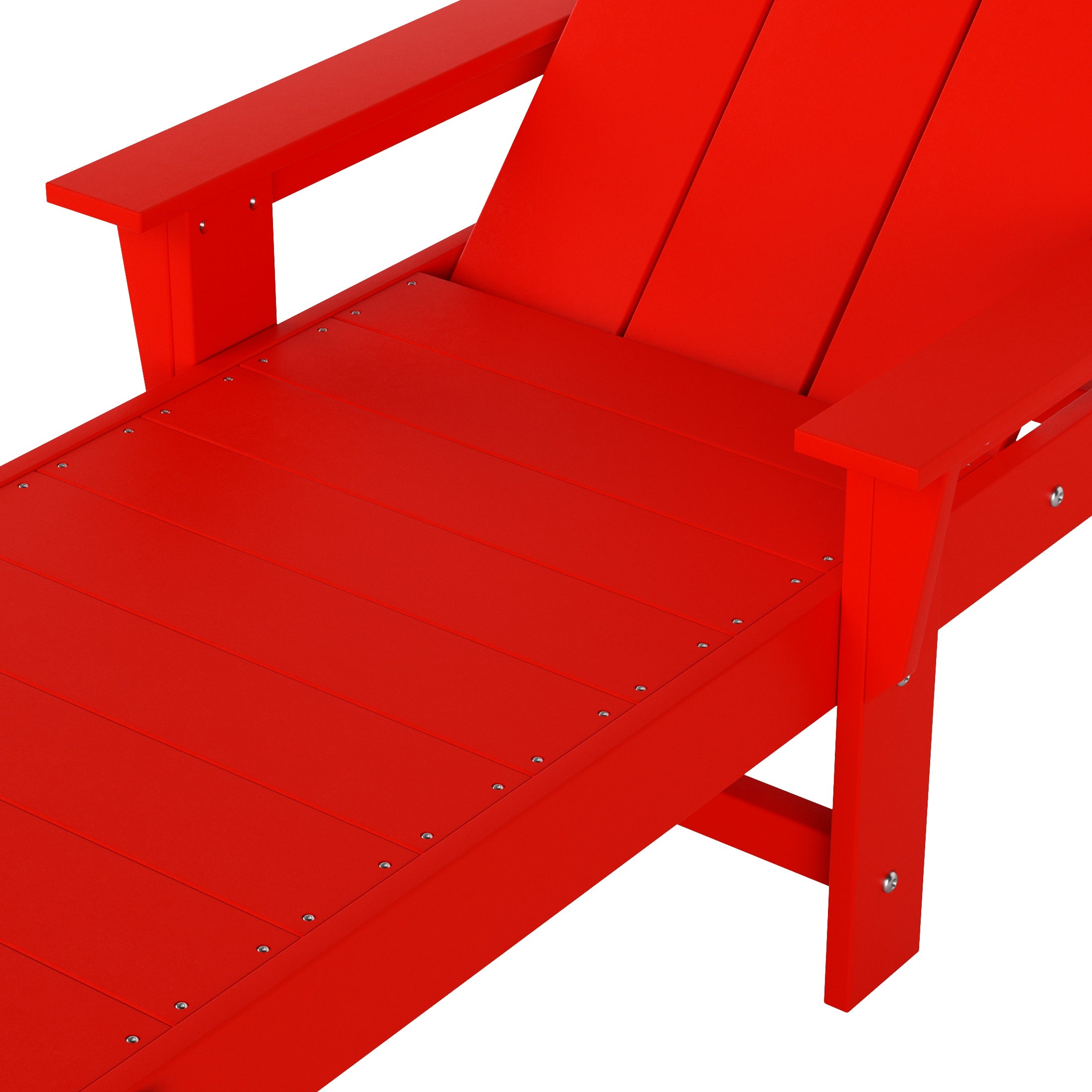 Malibu Modern All-Weather Outdoor Reclining Sun Lounger With Arm Rests & Wheels