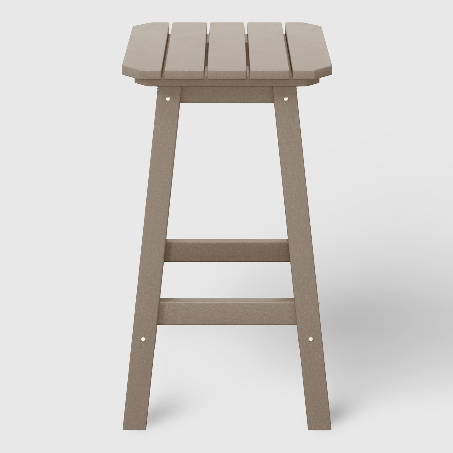 POLYTRENDS™ Stockholm All-Weather Outdoor Square Counter Stool (24" Seat Height)