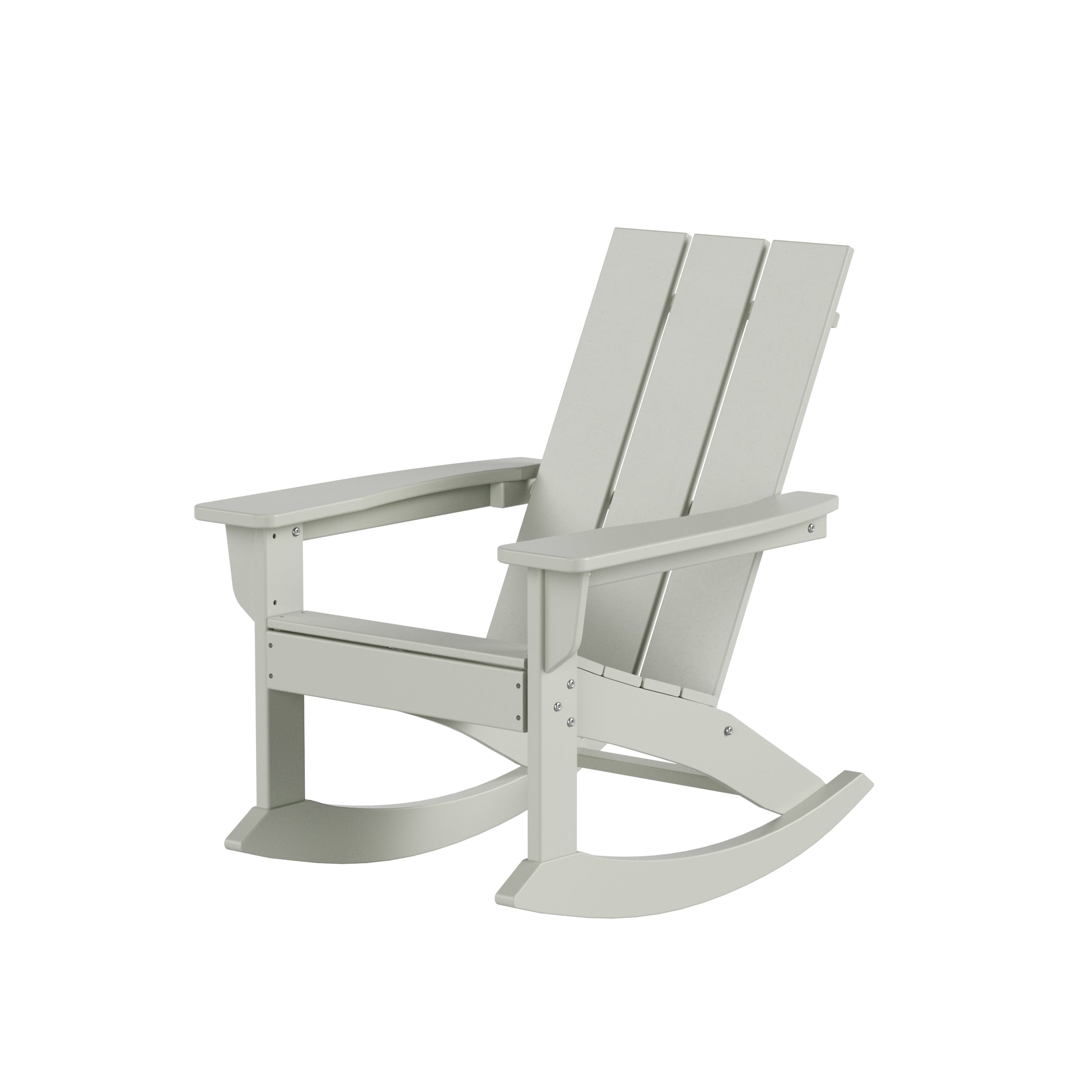 Malibu Modern All-Weather Outdoor Rocking Adirondack Chair