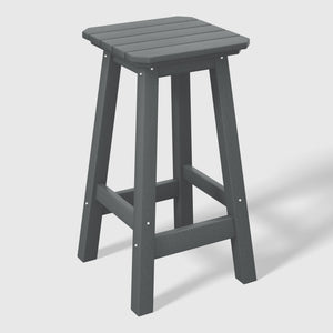 Stockholm All-Weather Outdoor Square Counter Stool (24" Seat Height)