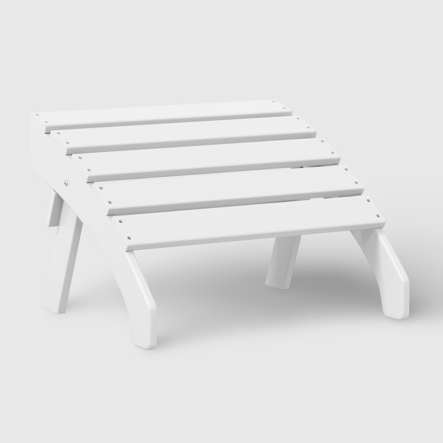 POLYTRENDS™ Westport All-Weather Outdoor Adirondack Folding Foot Rest/Ottoman
