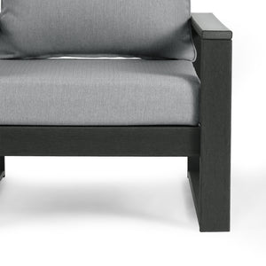 Signature All-Weather Outdoor Modular Patio Deep Seating Left Arm Chair (Left Arm Sectional Seat)