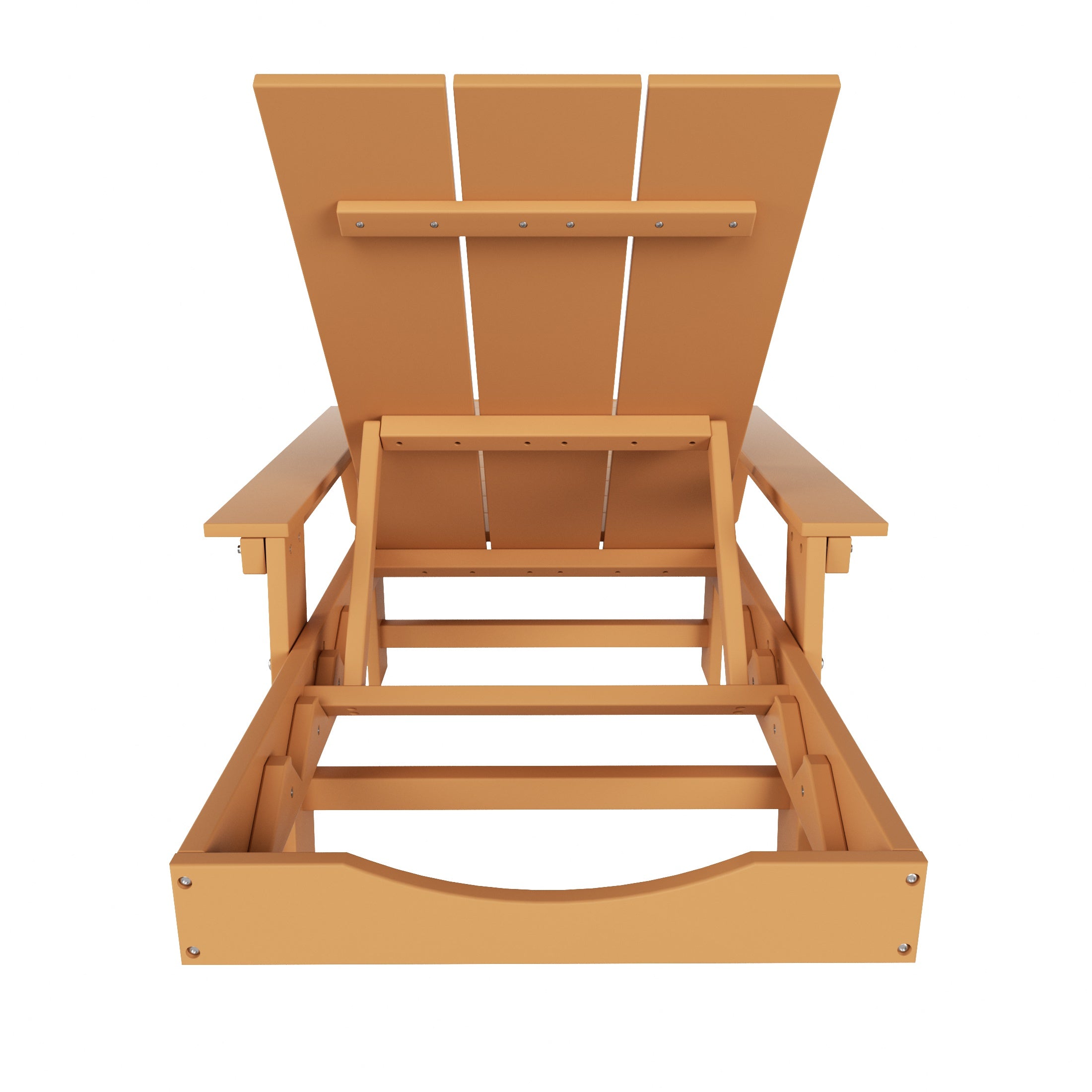 Malibu Modern All-Weather Outdoor Reclining Sun Lounger With Arm Rests & Wheels