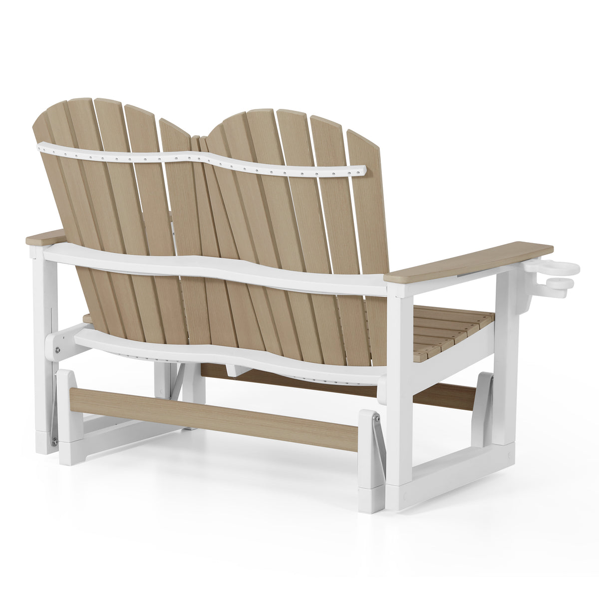 Adirondack 52“ Glider With Cup Holder